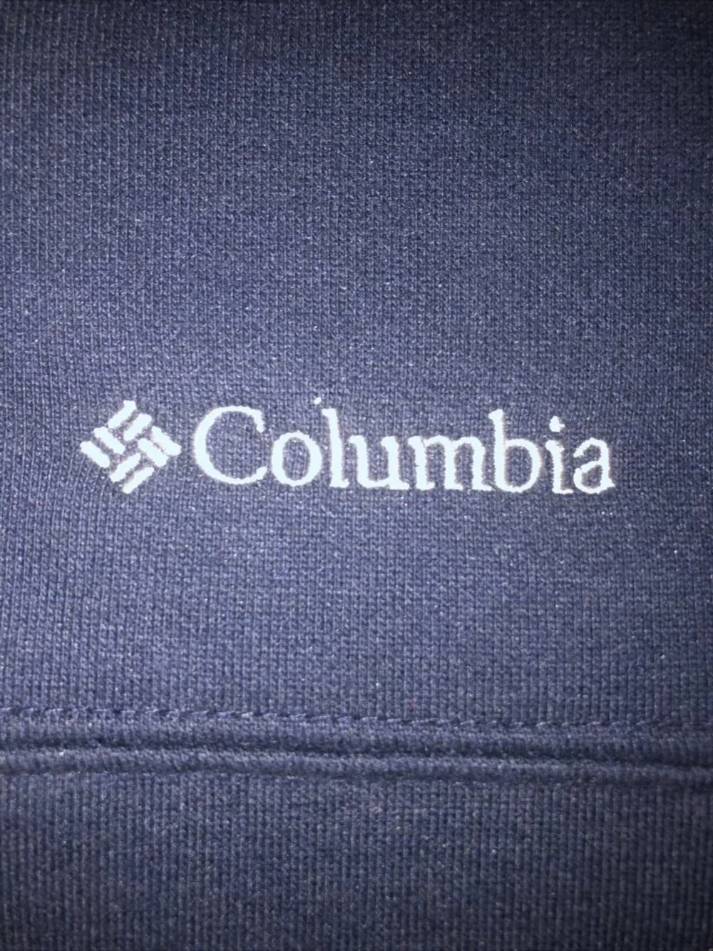 Columbia Sweater Pullover 1/4 Zip Size Large Blue Casual Fall Winter SOFT